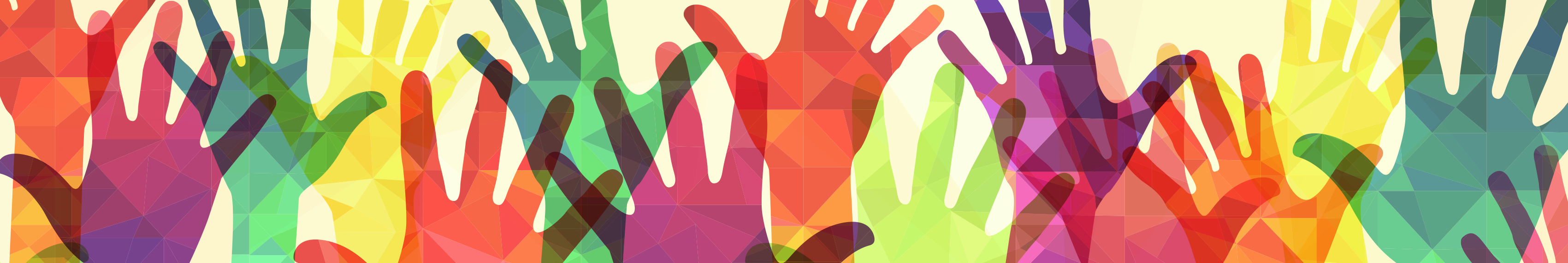 image of coloured hands