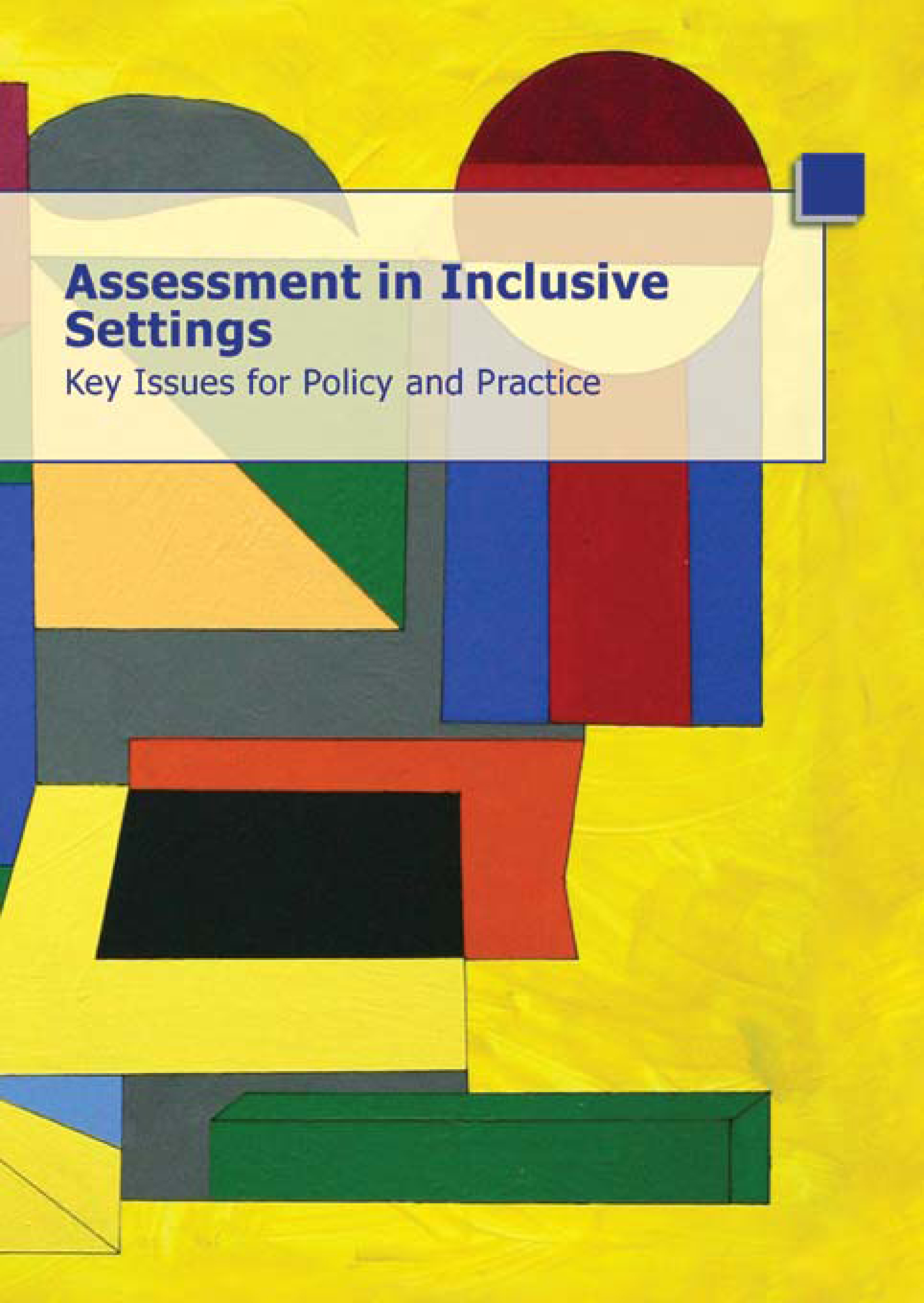 Assessment in Inclusive Settings – Key Issues for Policy and Practice flyers