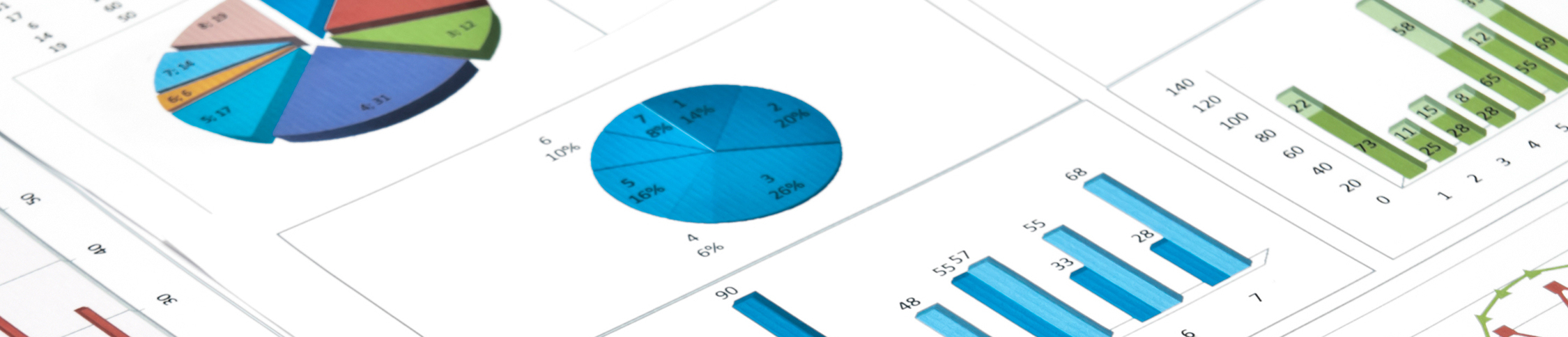 image of bar charts and graphs. S Dashkevych / Shutterstock