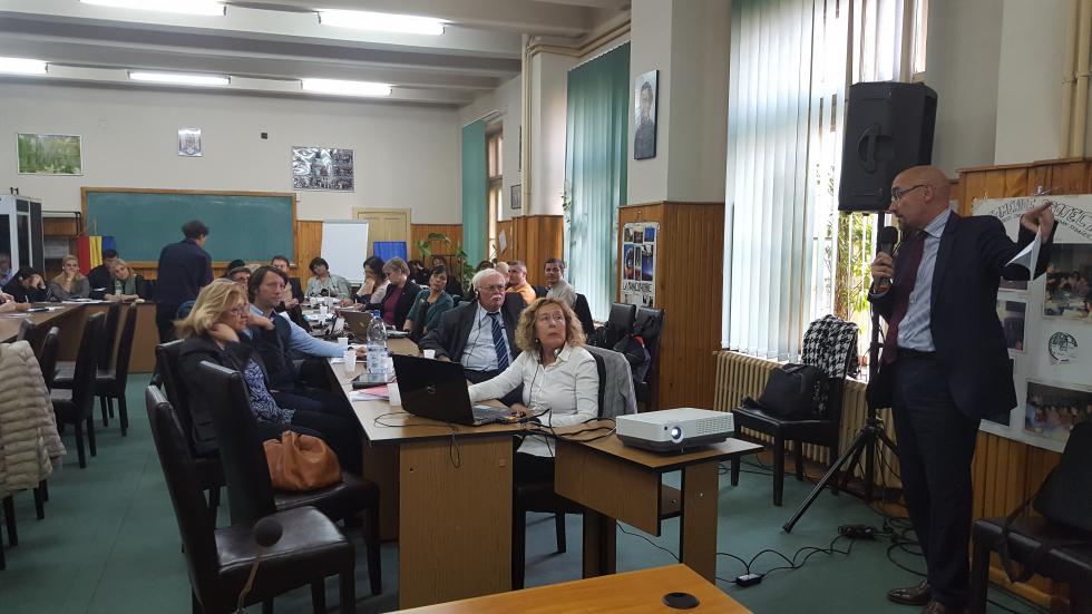 participants at the peer counselling activity in Bucharest