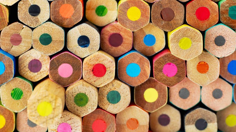 illustration: colourful pencils colour pencils