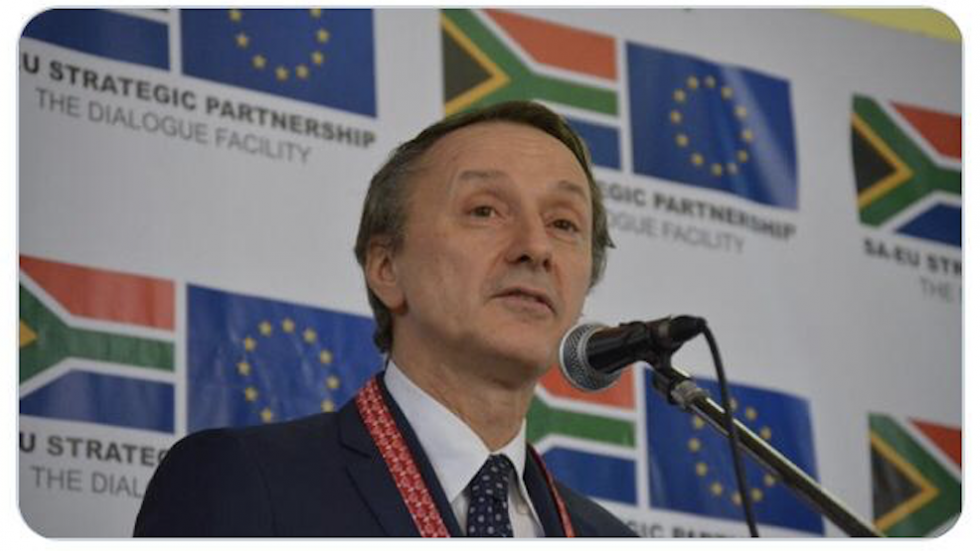 Agency Representative Board member, Raffaele Ciambrone, from the Italian Ministry of Education, University and Research in panel discussion on inclusivity in education in South Africa Raffaele Ciambrone