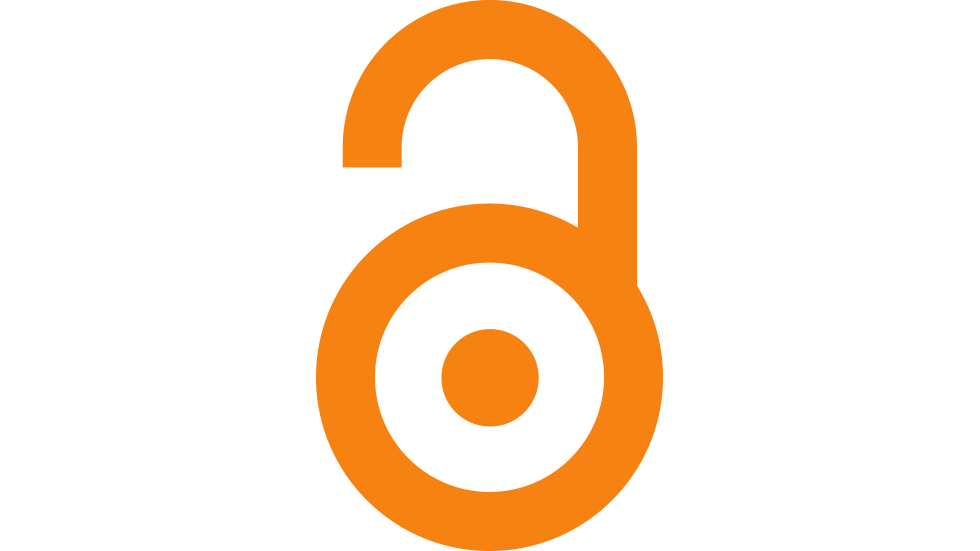 Open access logo, originally designed by Public Library of Science Logo: Open access