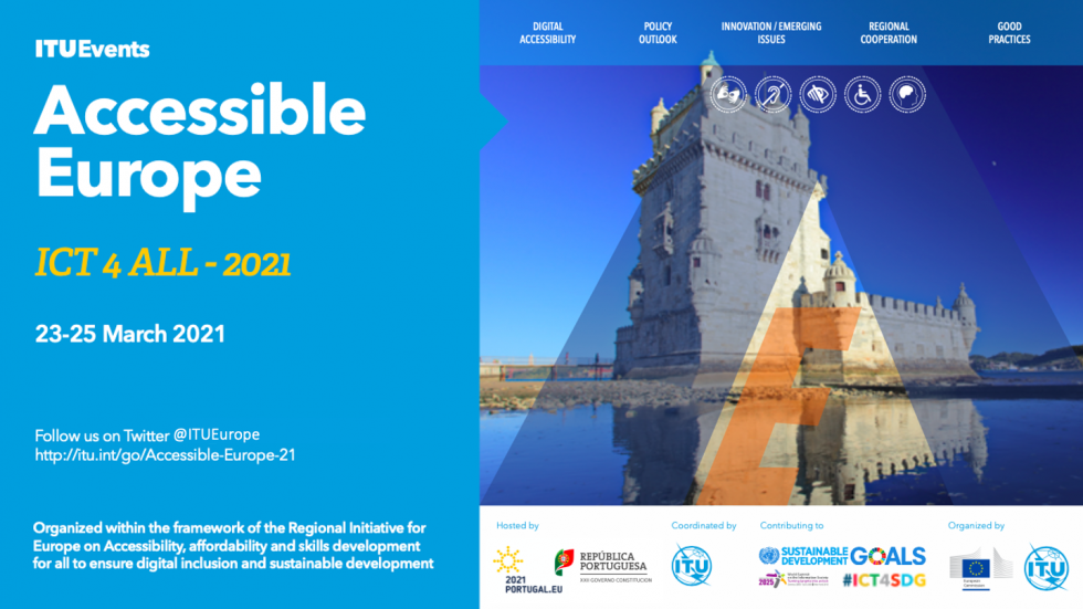 Accessible Europe event flyer Accessible Europe flyer