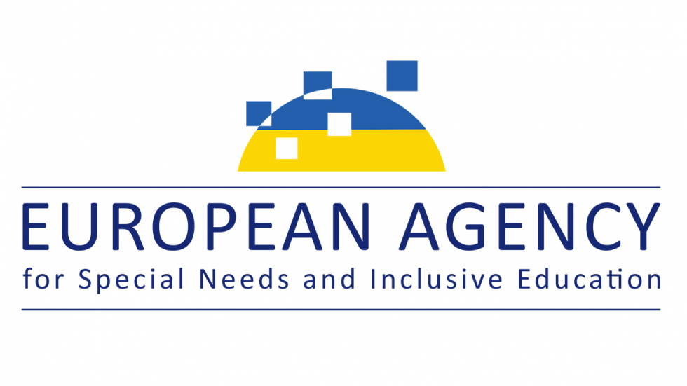 Logo - European Agency for Special Needs and Inclusive Education logo in the blue and yellow of the Ukrainian flag