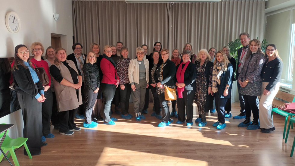 The study visit participants in Vilnius Study visit participants