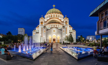 image of Saint Sava temple in Belgrade, Serbia