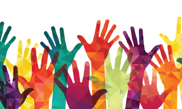 image of coloured hands