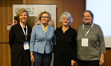 Agency representatives with Ms Marzena Machałek, Secretary of State of the Polish Ministry of National Education