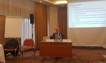 Cor J. W. Meijer presenting at the EASIE workshop