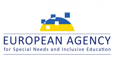 Logo - European Agency for Special Needs and Inclusive Education logo in the blue and yellow of the Ukrainian flag