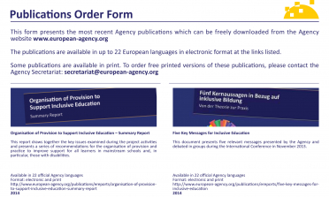 image of the Publications Order Form 2016