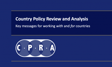 Cover of the CPRA key messages report