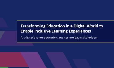 Cover of the Inclusive Digital Education think piece