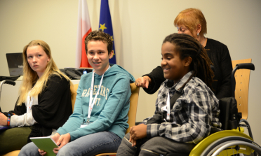 young people at the Hearing in Luxembourg