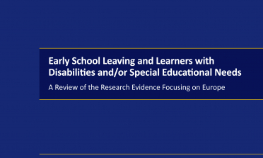 cover of Early School Leaving and Learners with Disabilities and/or Special Educational Needs: A Review of the Research Evidence Focusing on Europe