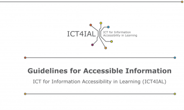 cover for the Guidelines for Accessible Information