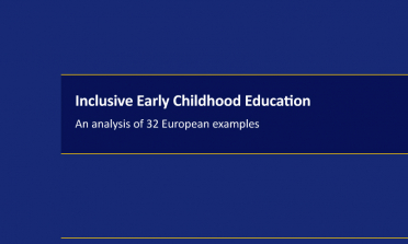 cover of Inclusive Early Childhood Education: An analysis of 32 European examples