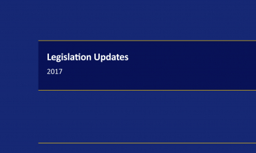cover of the Legislation Updates 2017
