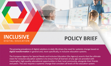 First page of the Inclusive Digital Education Policy Brief