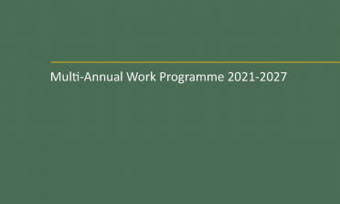 Multi-Annual Work Programme 2021-2027 cover page