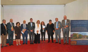 Keynote speakers and representatives of Patras University and the European Agency