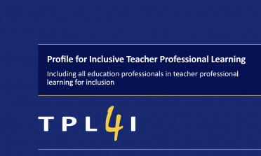 Cover of the Profile for Inclusive Teacher Professional Learning