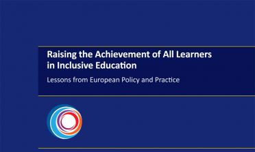 cover for the Raising the Achievement of All Learners in Inclusive Education: Lessons from European Policy and Practice report