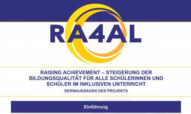 image of the Raising Achievement for All Learners Key Project Messages