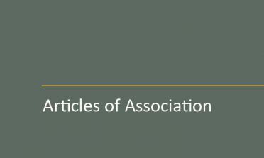 cover of the Articles of Association