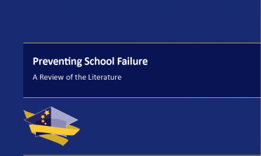 Cover of the Preventing School Failure literature review