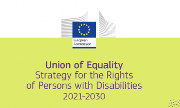 Cover of the Strategy for the Rights of Persons with Disabilities 2021-2030