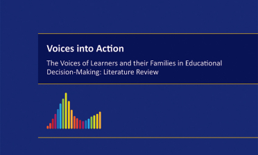 Cover of the Voices into Action Literature Review
