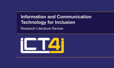 cover for the Information and Communication Technology for Inclusion Research Literature Review