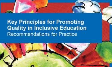 cover of the Key Principles for Promoting Quality in Inclusive Education – Recommendations for Practice report