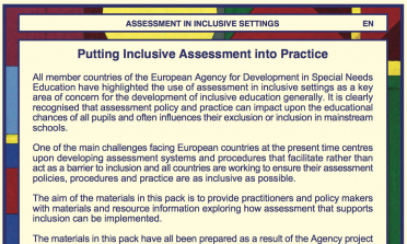 Putting Inclusive Assessment into Practice flyer