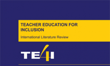 cover of the Teacher Education for Inclusion International Literature Review