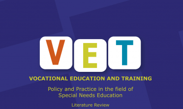 cover of the Vocational Education and Training: Policy and Practice in the field of Special Needs Education Literature Review