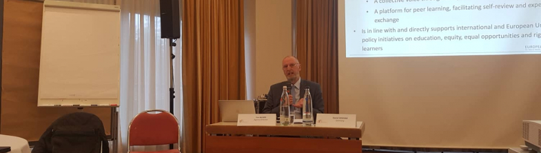 Cor J. W. Meijer presenting at the EASIE workshop