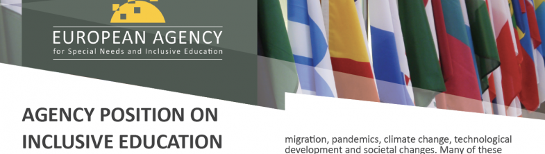 First page of the Agency position on inclusive education systems – Second edition