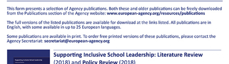 Agency order form page