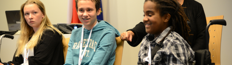 young people at the Hearing in Luxembourg