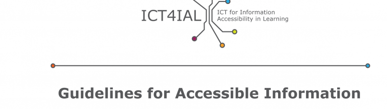cover for the Guidelines for Accessible Information