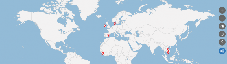 screenshot of the IEA website