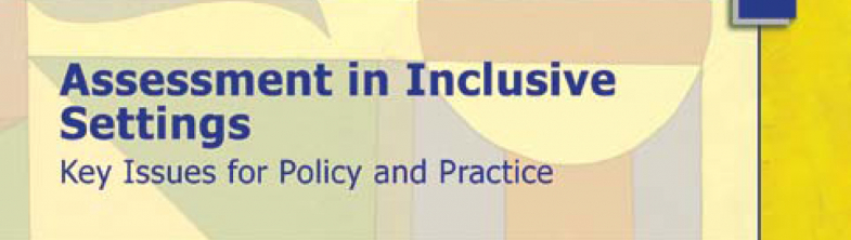 cover of the Assessment in Inclusive Settings – Key Issues for Policy and Practice flyers