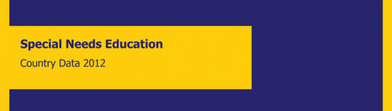 cover of the Special Needs Education Country Data 2012 publication