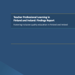 Cover of the report on teacher professional learning