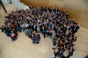 European Hearing participants in Luxembourg waving