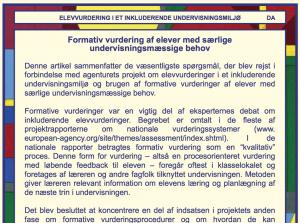 Assessment for Learning and Pupils with Special Educational Needs summaries