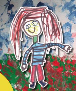 a young person's drawing of a child
